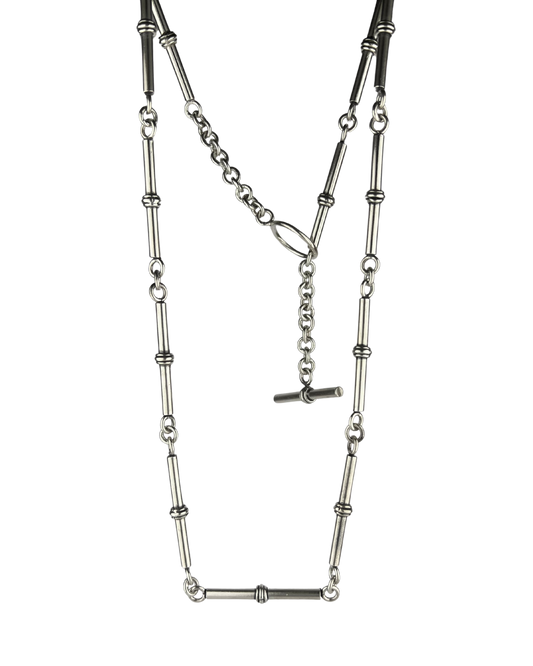59cm Solid Bar Chain in Sterling Silver