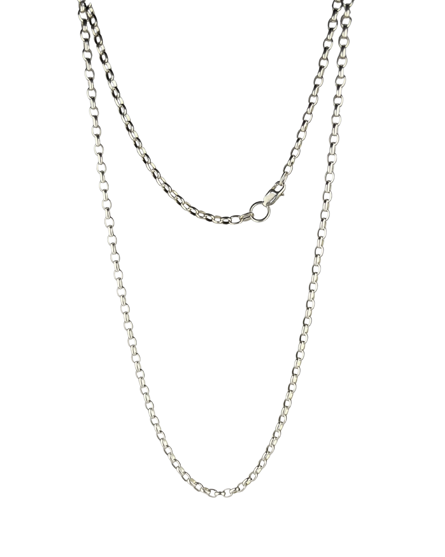 55cm Solid Belcher Chain in Sterling Silver