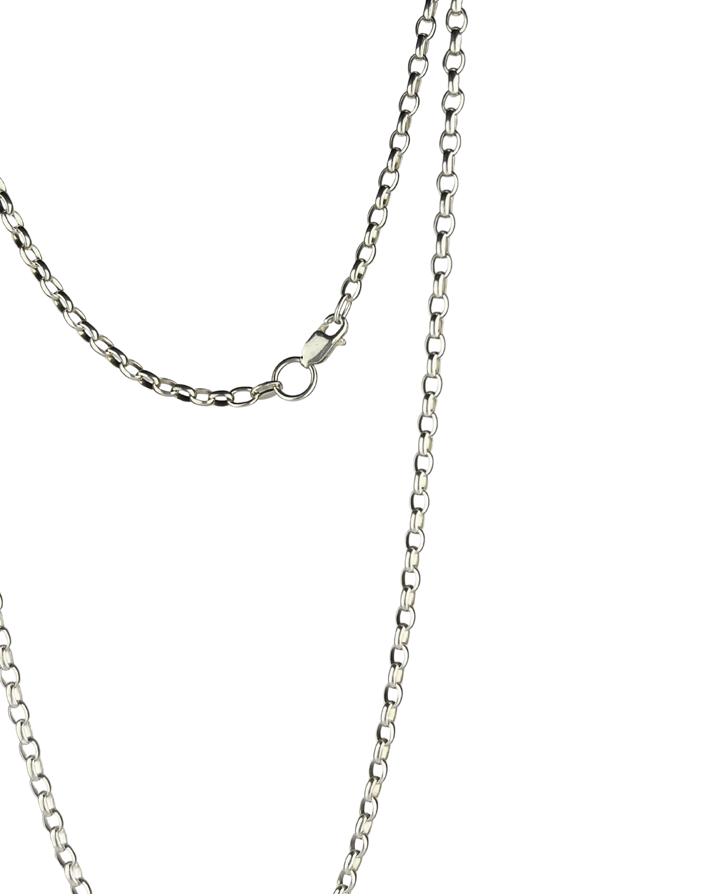 55cm Solid Belcher Chain in Sterling Silver