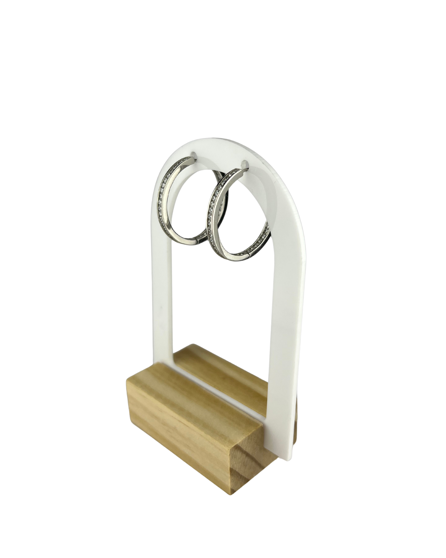 30mm Hoop Earrings in Sterling Silver