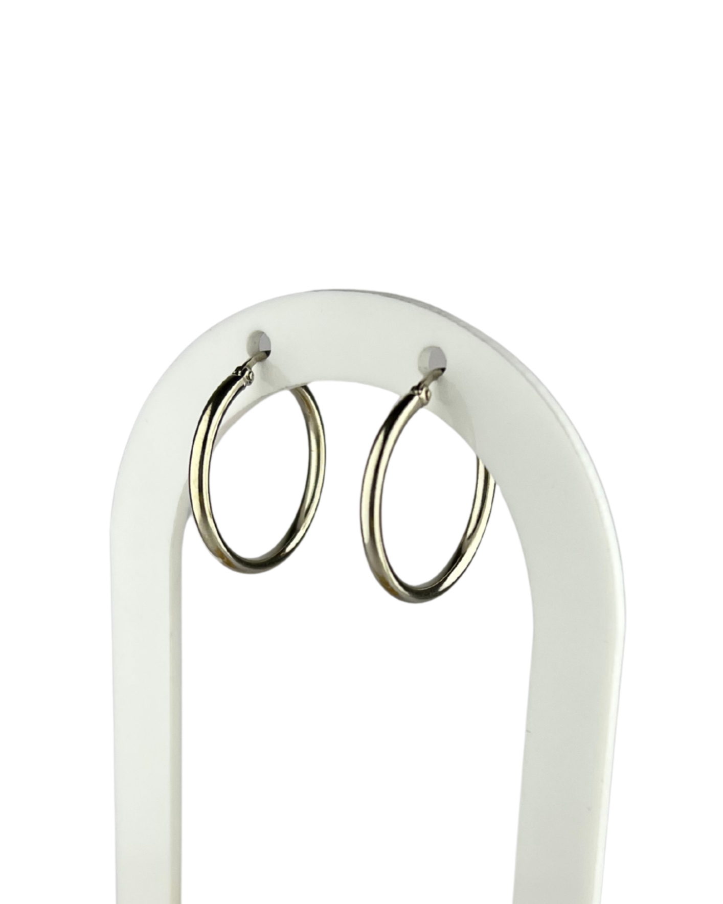 25mm Hoop Earrings in Sterling Silver