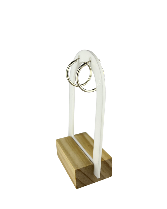 25mm Hoop Earrings in Sterling Silver