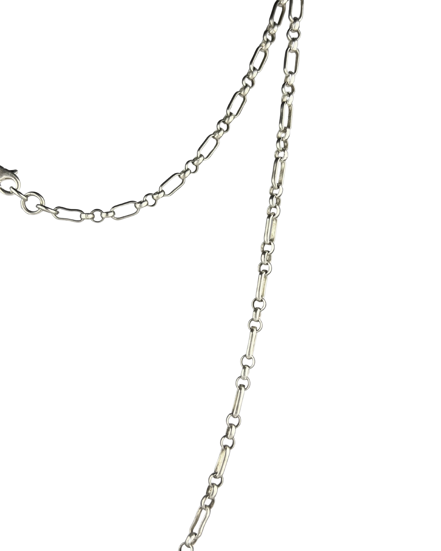 51cm Solid Dual Belcher Chain in Sterling Silver