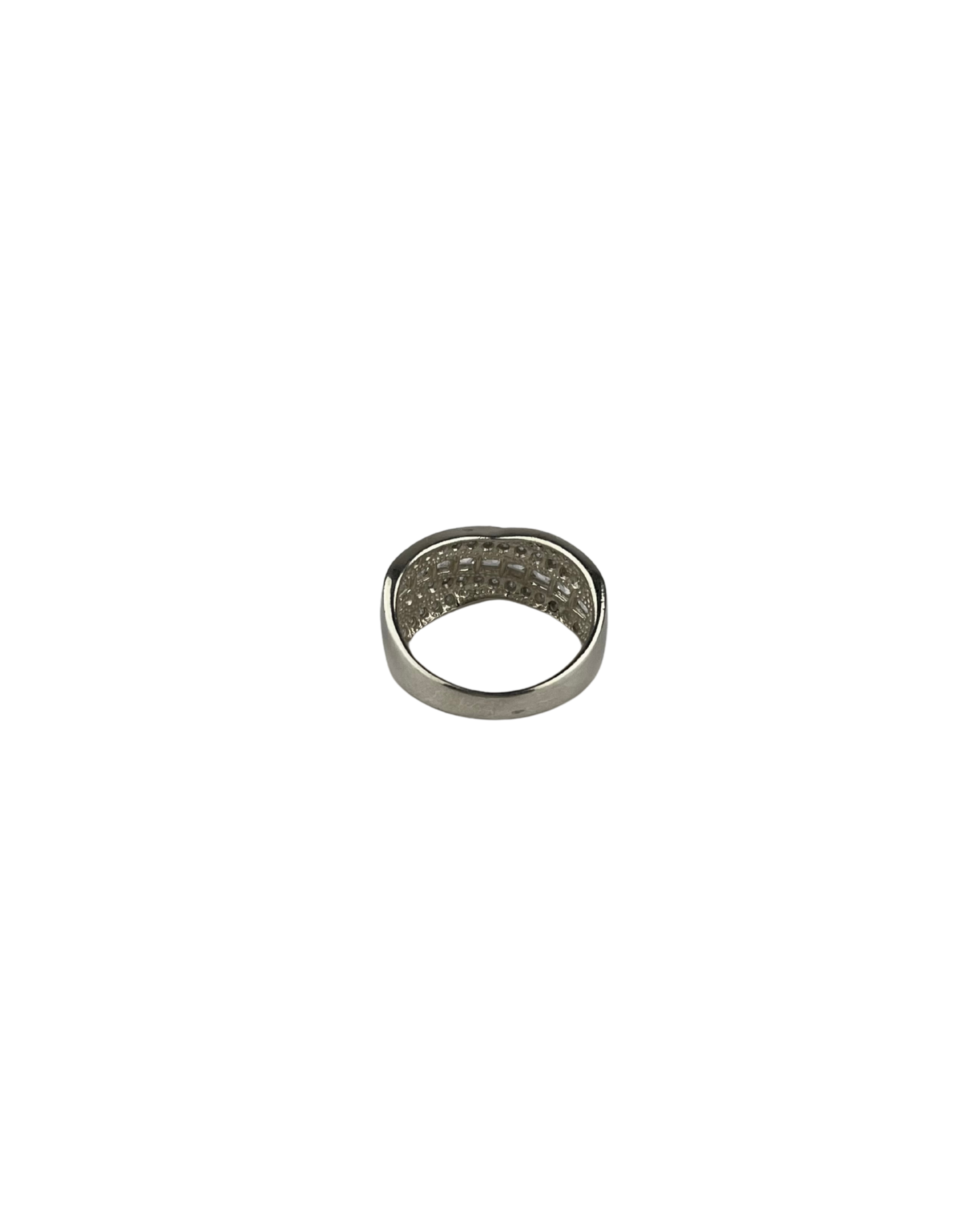 Lined Ring in Sterling Silver