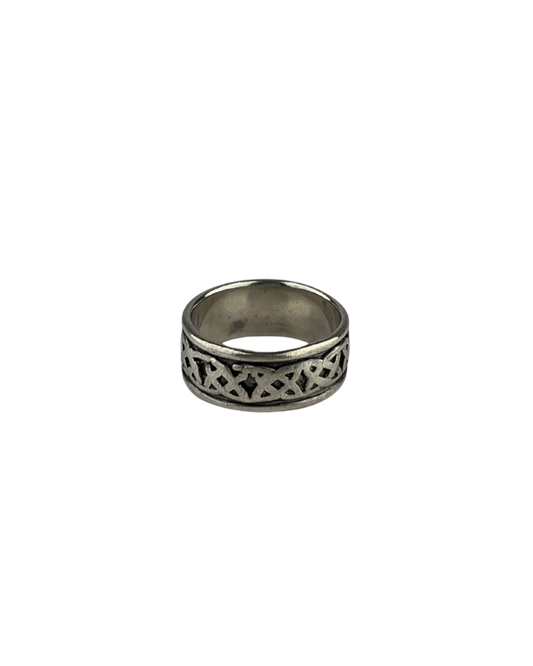 Celtic Pattern Ring in Sterling Silver