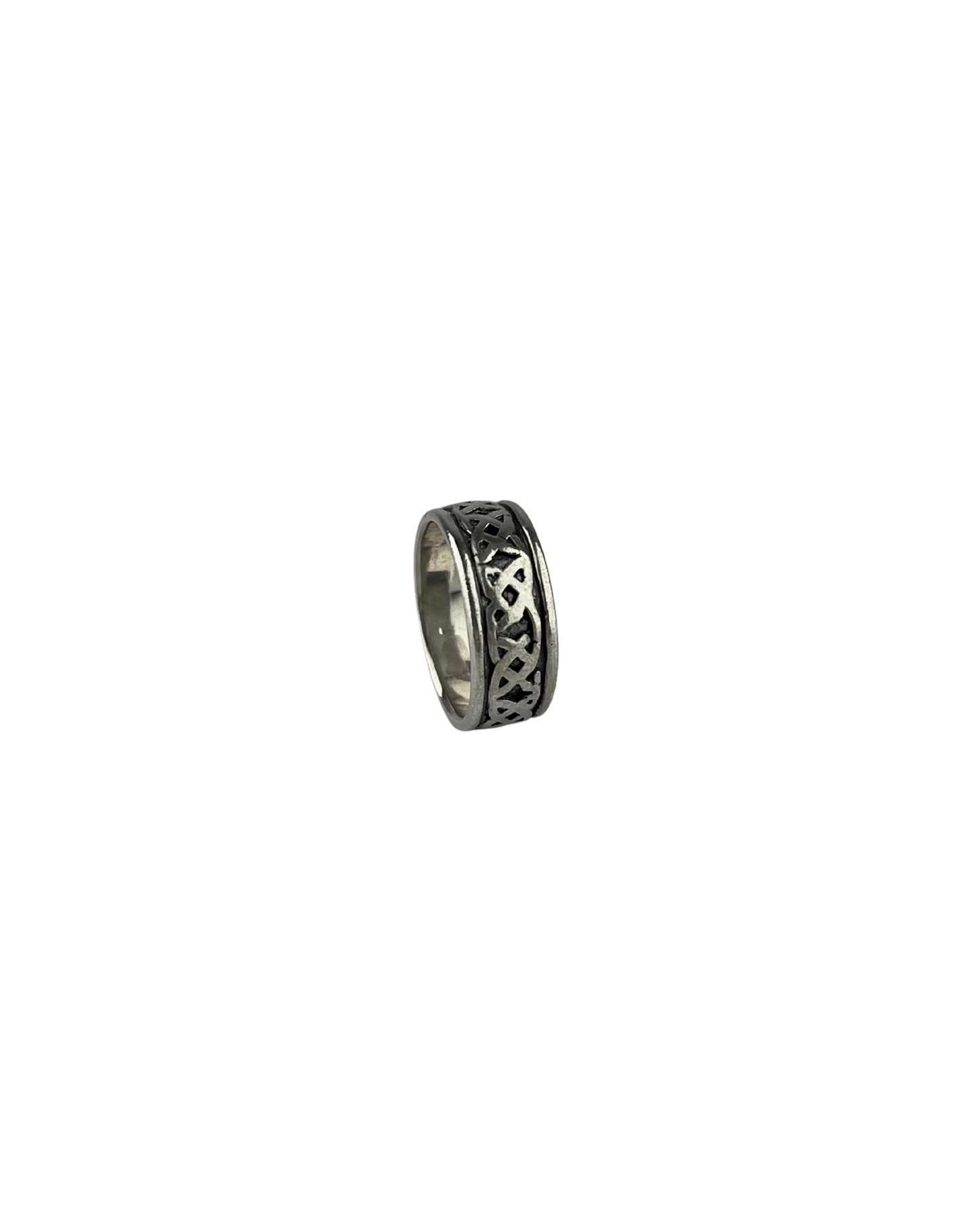 Celtic Pattern Ring in Sterling Silver