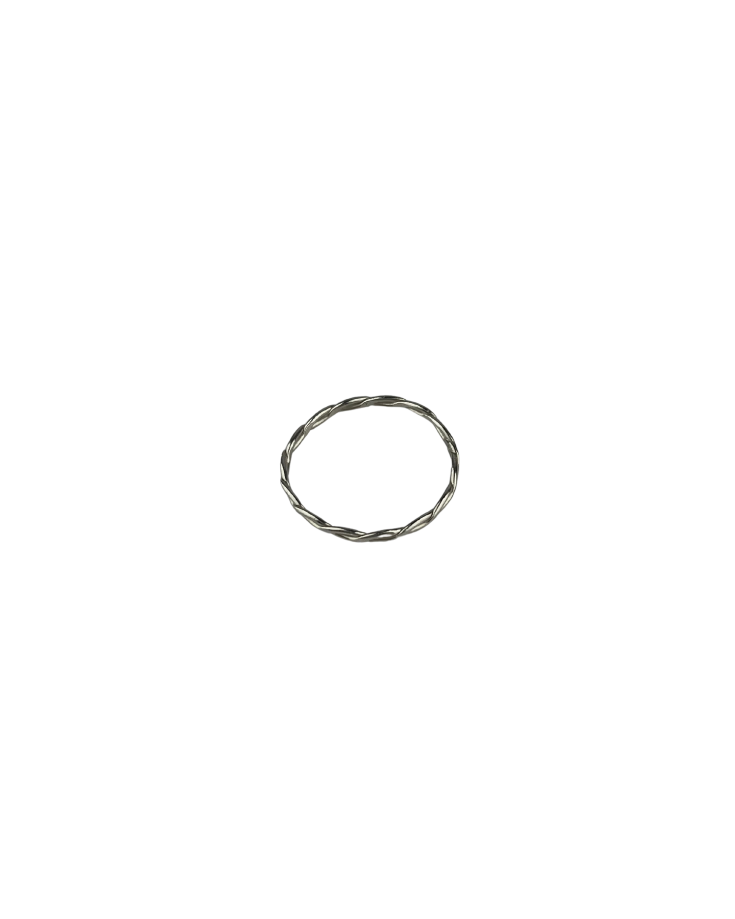 Woven Ring in Sterling Silver