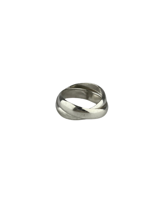 Duo Ring in Sterling Silver